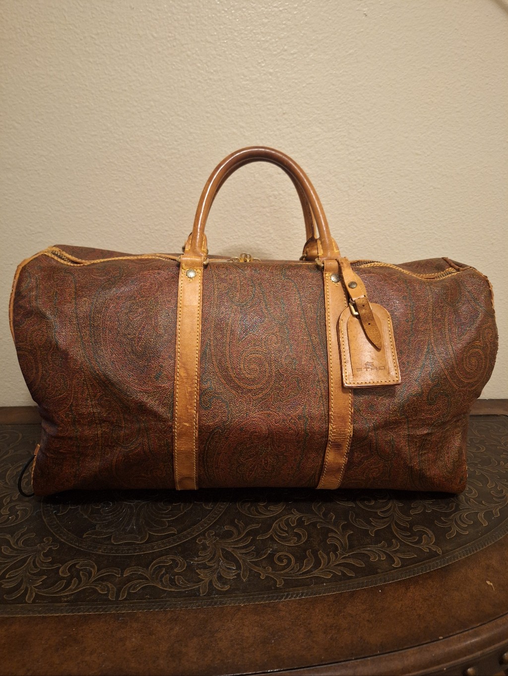 Etro Milano Travel Bag Vintage
